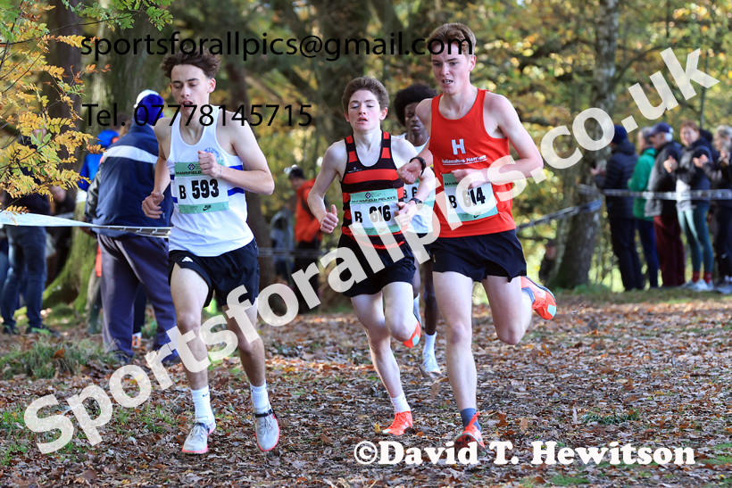 Mens Under-17s 2025 National Cross Country Relays, Berry Hill Park, Mansfield. Photo: David T. Hewitson/Sports for All Pics